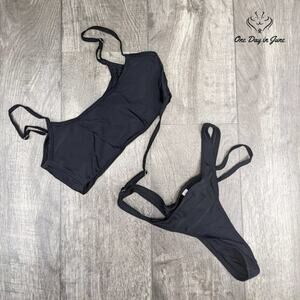 Xxtaxn Crop Top Cutout Bikini Swimsuit Size XL